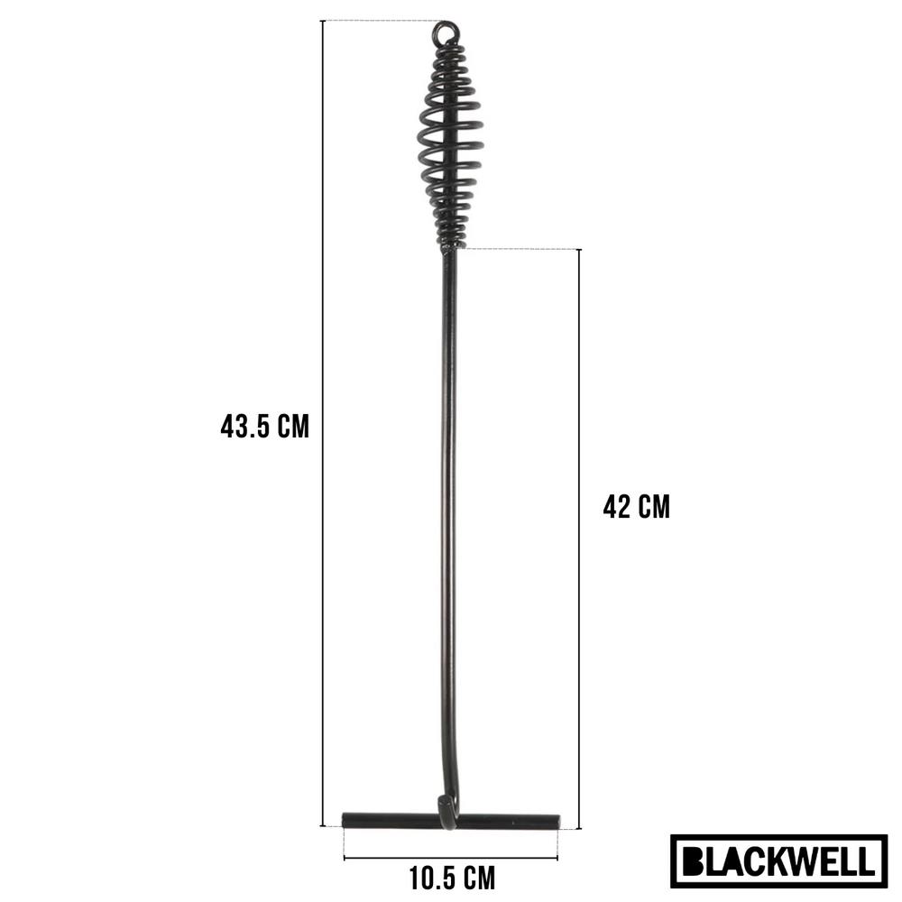 Blackwell Dutch Oven BBQ Set Gusseisen - Bräter + Lifter, Bratpfanne ø 20 cm & Steelpan 18 cm - 4-teilig