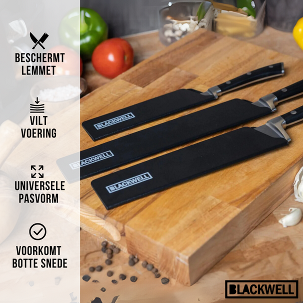 Blackwell Messerschutz Universal Schwarz Bis 15 cm