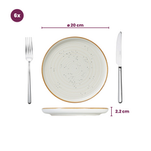 Cosy & Trendy Geschirrset Baltic Vanilla - 18-teilig / 6 Personen