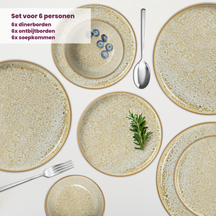 Cosy & Trendy Geschirrset Baltic Luna - 18-teilig / 6 Personen