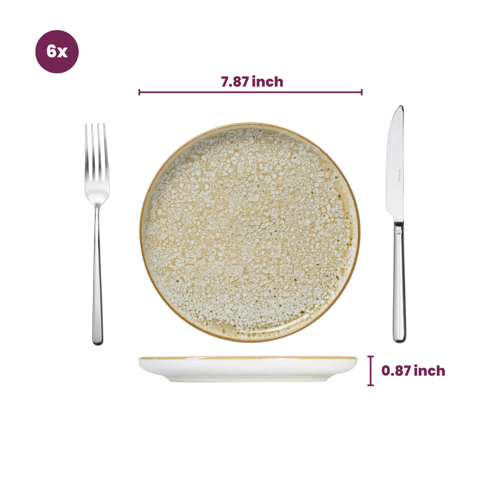 Cosy & Trendy Frühstücksteller Baltic Luna ø 20 cm - 6 Stück