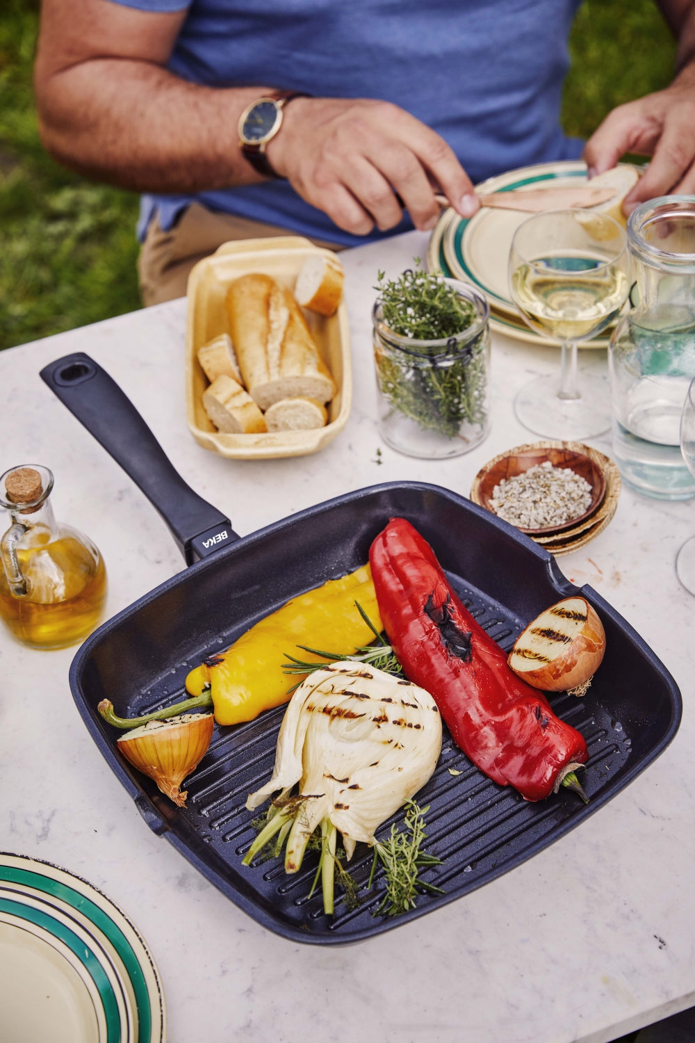 Beka Grillpfanne Energy R 28 x 28 cm – keramische Antihaftbeschichtung