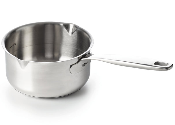 Beka Saucenpfanne Maestro RVS mit 2 Ausgüssen ø 14 cm / 1 Liter - geeignet für alle Wärmequellen