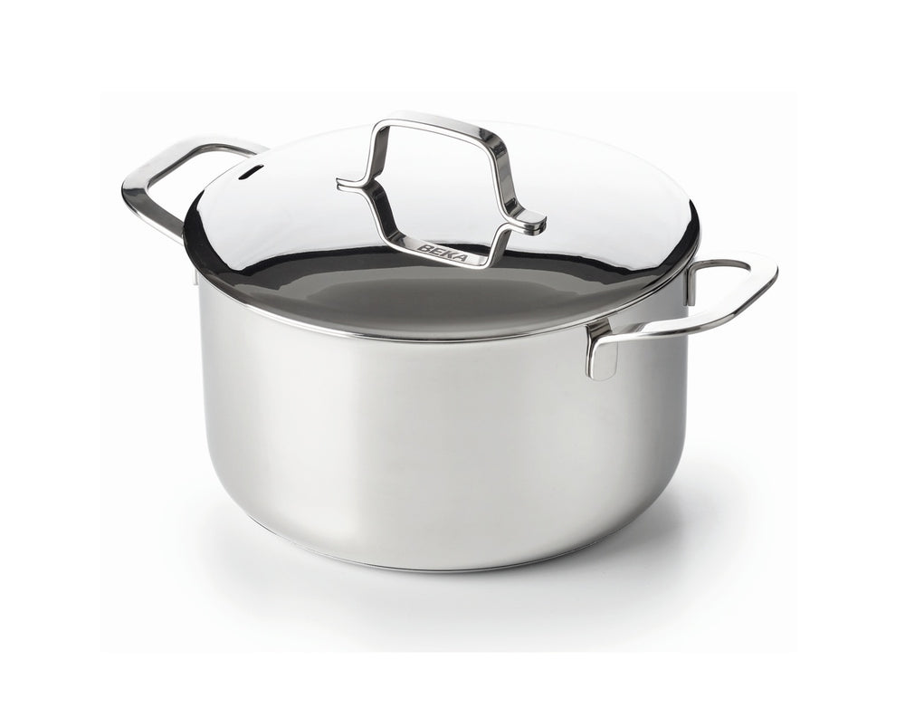Beka Kochtopf Maestro RVS mit Deckel ø 20 cm / 3,7 Liter - geeignet für alle Wärmequellen