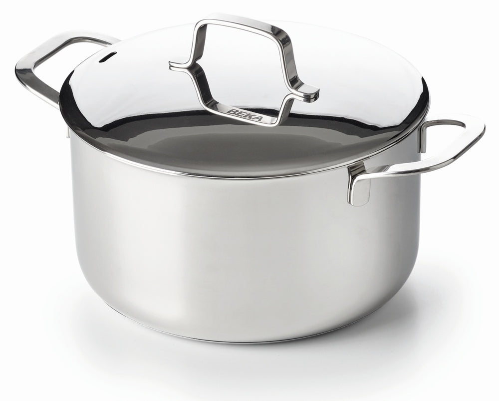 Beka Topfset Maestro 5-teilig - ohne Antihaftbeschichtung - geeignet für alle Wärmequellen (Kochpannen, Stielkasserolle & Suppentopf)