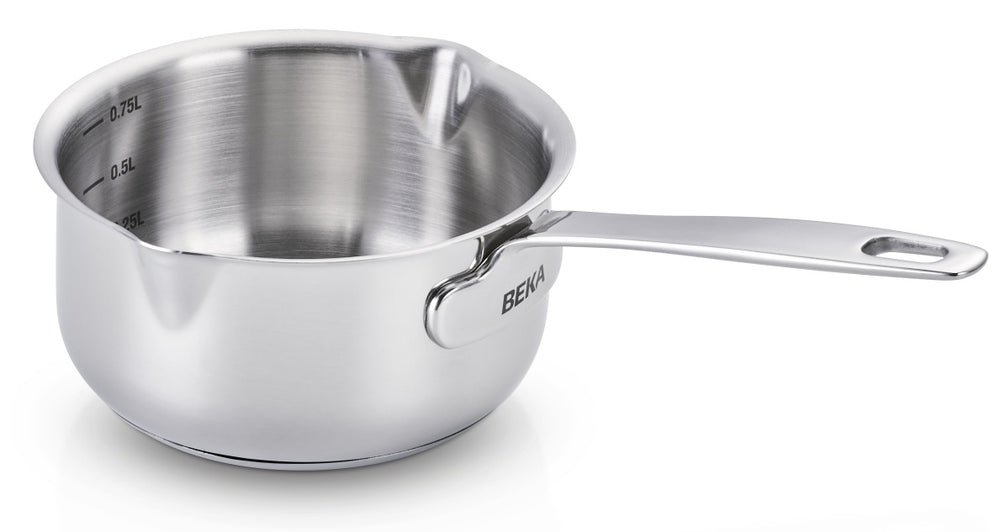 Beka Topfset Maestro 5-teilig - ohne Antihaftbeschichtung - geeignet für alle Wärmequellen (Kochpannen, Stielkasserolle & Suppentopf)