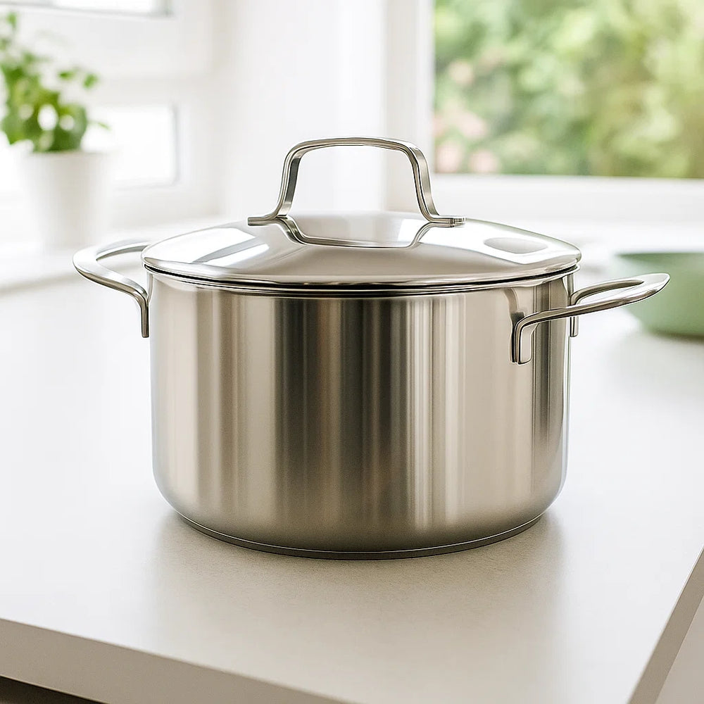 Beka Kochtopf Maestro RVS mit Deckel ø 20 cm / 3,7 Liter - geeignet für alle Wärmequellen