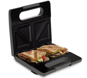 BerlingerHaus Sandwichmaker 3-in-1 Matt Anthrazit - Herausnehmbare Platten - Waffel & Grill - 780W