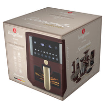 BerlingerHaus Heißluftfritteuse XL Matt Bordeaux - mit Sichtfenster - 5 Liter - 1400W