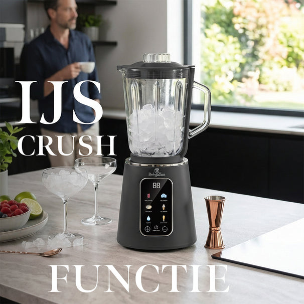 BerlingerHaus Standmixer Digital Matt Anthrazit - Glasbehälter - 1,5 Liter - 1000W