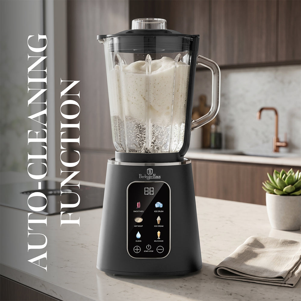 BerlingerHaus Standmixer Digital Matt Anthrazit - Glasbehälter - 1,5 Liter - 1000W