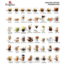 BerlingerHaus Espressomaschine / Siebträgermaschine Digital Matt Anthrazit - 3-in-1 - 20 Bar - 1,0 Liter