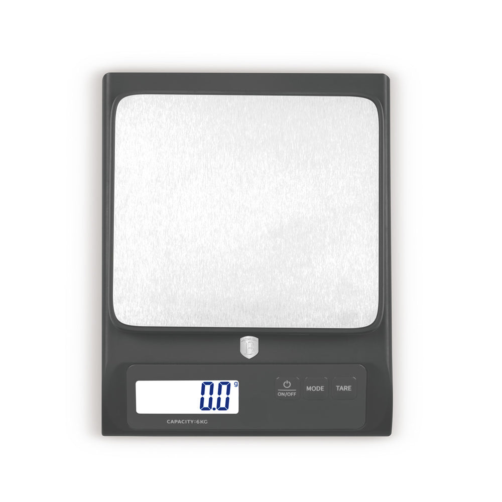 BerlingerHaus Küchenwaage Digital Anthrazit - Maximal 6 kg