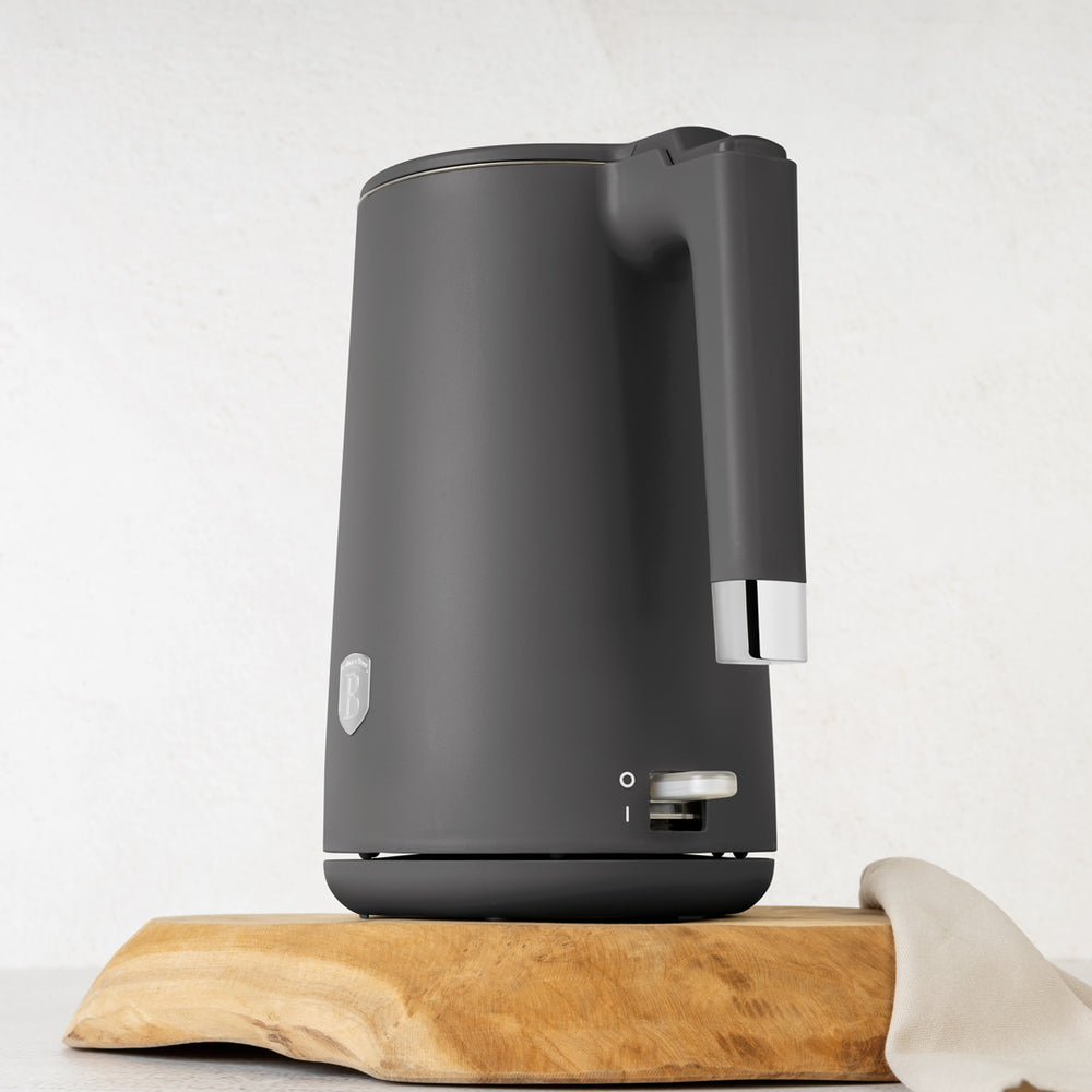 BerlingerHaus Wasserkocher Doppelwandig Matt Anthrazit - 1,7 Liter - 1800W