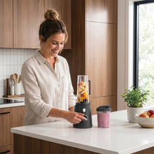 BerlingerHaus Smoothie-Maker to Go Matt Anthrazit - Inklusive 2 Becher - 320W