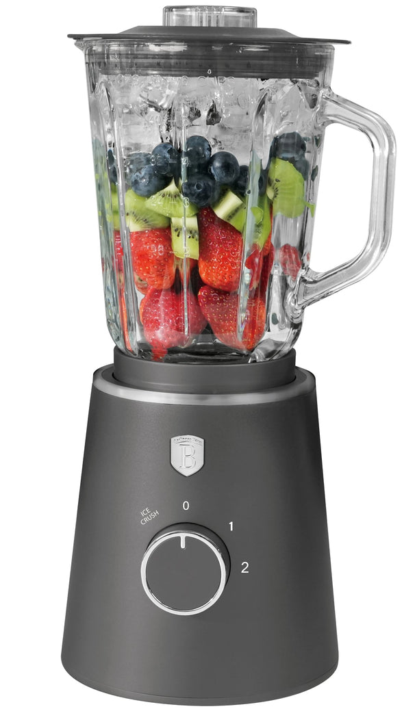 BerlingerHaus Standmixer Matt Anthrazit - Glaskrug - 1,5 Liter - 1000W
