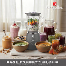 BerlingerHaus Standmixer Matt Anthrazit - Glaskrug - 1,5 Liter - 1000W