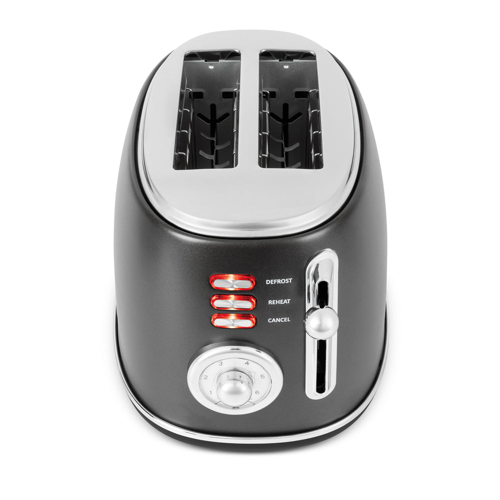 BerlingerHaus Toaster Mat Anthrazit - 2 Schlitze - 850 W