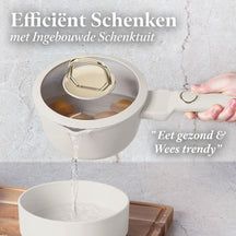 BerlingerHaus Topfset Matt Creme 11-Teilig - Kochtöpfe ø 20, 24, 28 cm, Bratpfannen ø 24, 28 cm & Stielkasserolle ø 16 cm - Geeignet für alle Wärmequellen