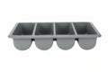 Hendi Besteckkasten – 4 Fächer GN 1/1 – Grau