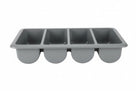 Hendi Besteckkasten – 4 Fächer GN 1/1 – Grau