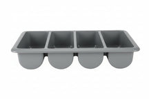 Hendi Besteckkasten – 4 Fächer GN 1/1 – Grau
