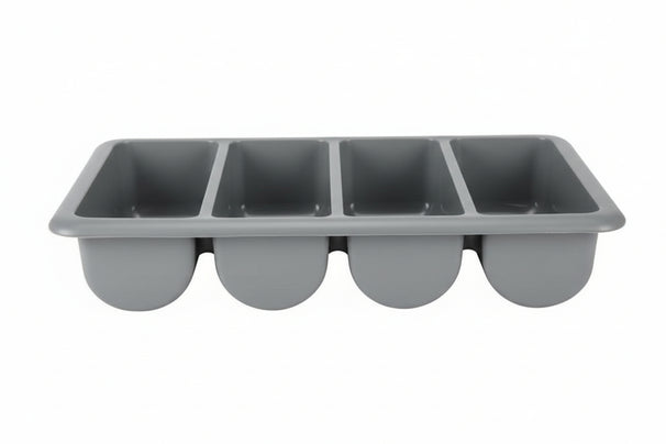 Hendi Besteckkasten – 4 Fächer GN 1/1 – Grau
