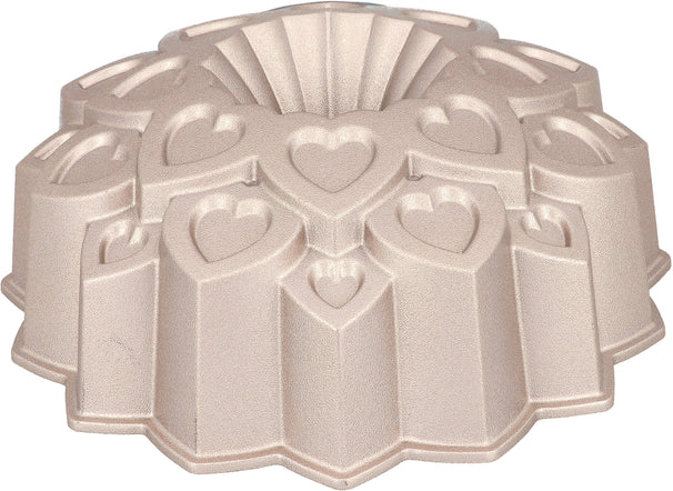 Birkmann Turban-/Backform - Contoura Love - Aluminiumguss - ø 25 cm