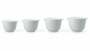 Birkmann Mischschüsseln / Teigschüsseln Colour bowls Set 4-teilig - 1,5, 2, 3 und 4 Liter - Weiß