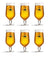 Birra Moretti Biergläser 250 ml - 6 Stück
