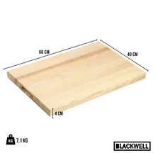 Blackwell Holzschneidebrett - Mit Griff - Eschenholz - 60 x 40 x 4 cm