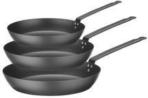 Blackwell Bratpfannenset Carbonstahl 3-teilig - ø 20, 24 & 28 cm - geeignet für alle Wärmequellen - ohne Antihaftbeschichtung