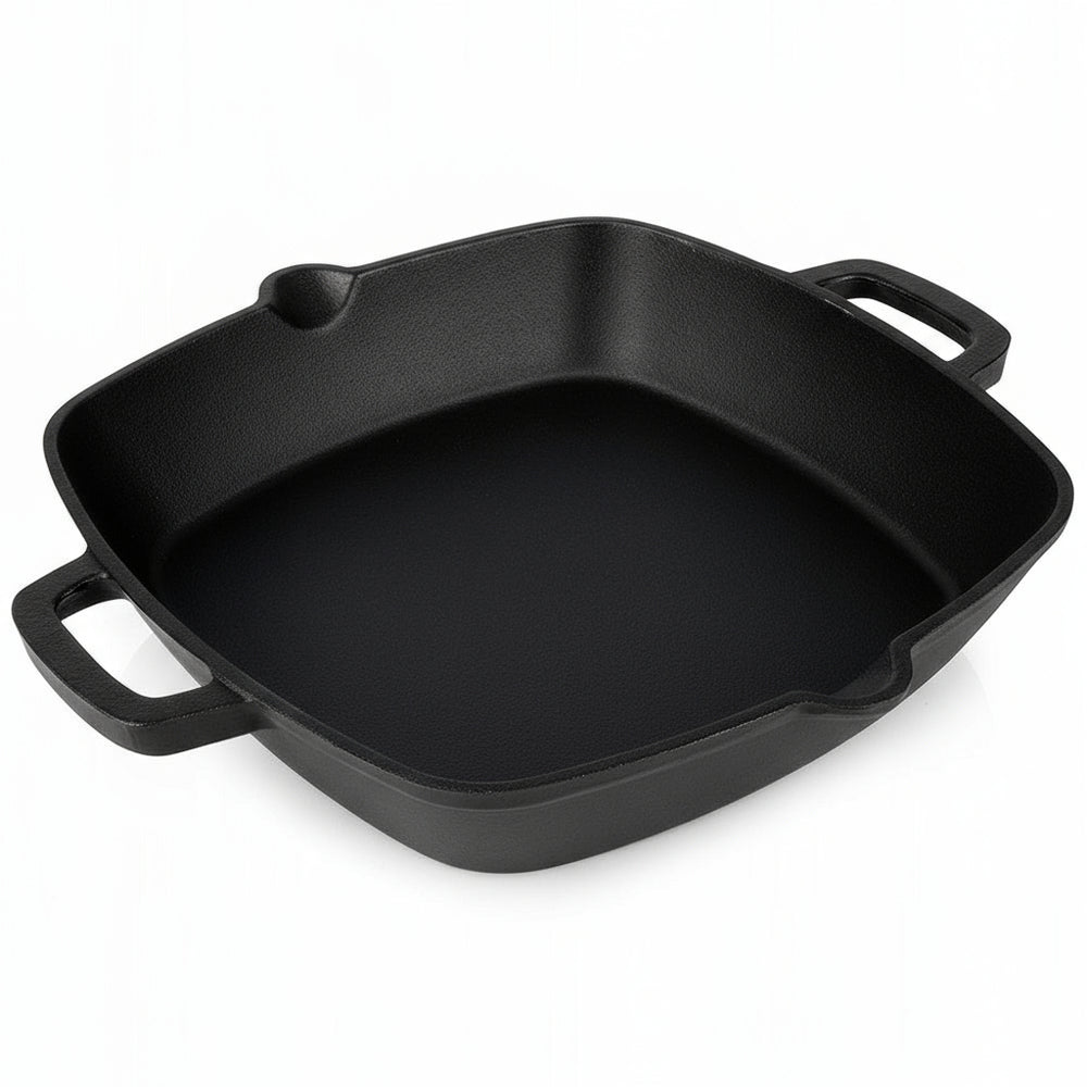 Blackwell Bräter Gusseisen - 25 x 25 cm / 2 Liter - ohne Antihaftbeschichtung