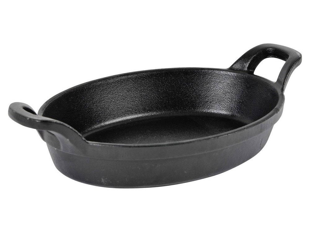 Blackwell Bräter Gusseisen Oval 21 x 15 x 4 cm - ohne Antihaftbeschichtung