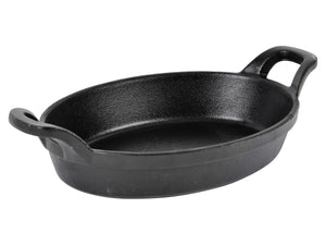 Blackwell Bräter Gusseisen Oval 21 x 15 x 4 cm - ohne Antihaftbeschichtung
