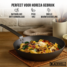 Blackwell Bratpfanne Carbonstahl Ø 28 cm – ohne Antihaftbeschichtung