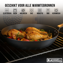 Blackwell Bratpfanne Carbonstahl Ø 28 cm – ohne Antihaftbeschichtung