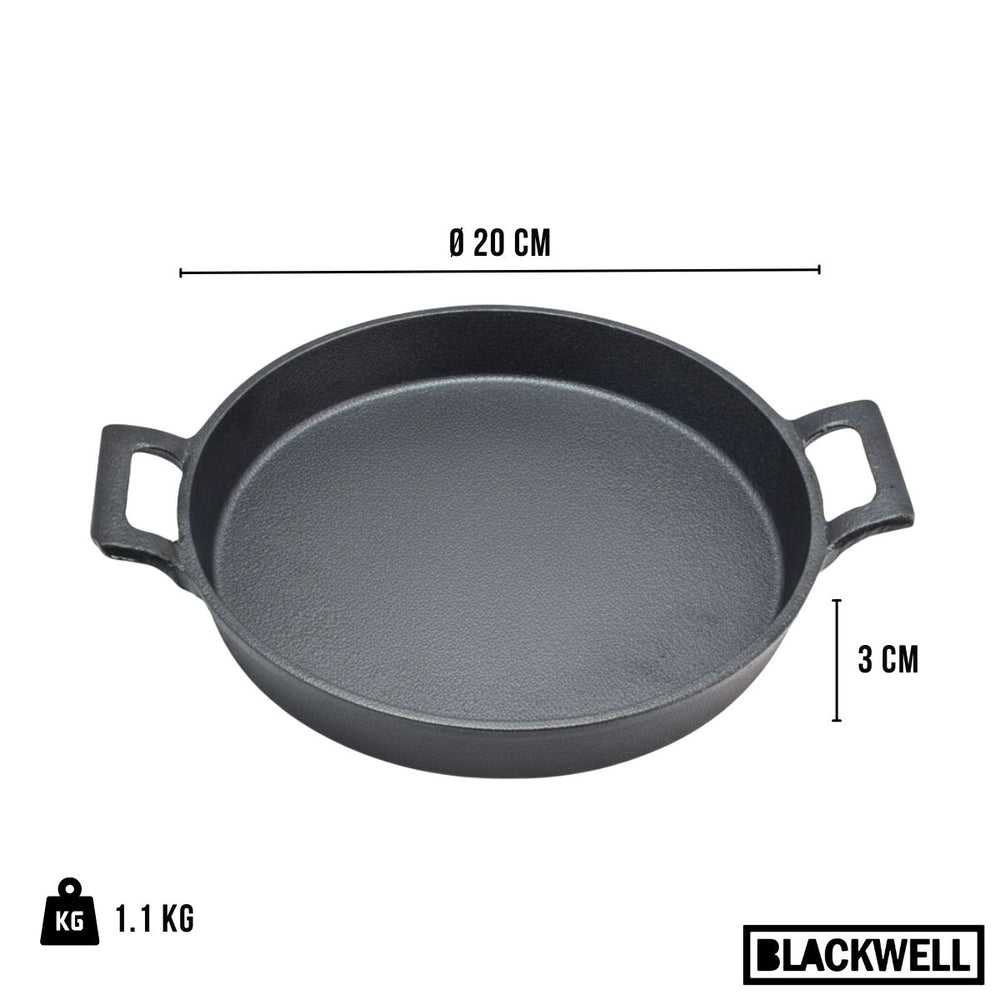 Cast Iron Auflaufform - ø 20 cm - ohne Antihaftbeschichtung