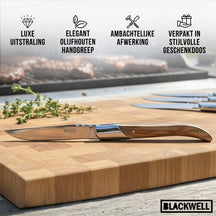 Blackwell Steakmesser Laguiole - Olivenholz - 6 Stück