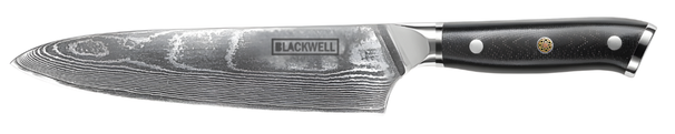 Blackwell Kochmesser im japanischen Stil - 67-lagiger Damaststahl - VG10 - 20 cm