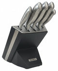 Blackwell Messerblock - Noire - Kochmesser, Santokumesser, Brotmesser, Officemesser & Schälmesser 6-teilig