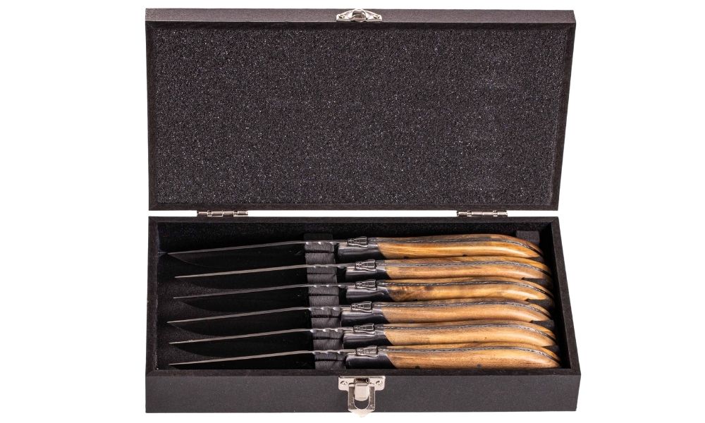 Blackwell Steakmesser Laguiole - Olivenholz - 6 Stück