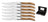 Blackwell Steakmesser Laguiole - Olivenholz - 6 Stück