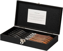 Blackwell Steakbesteck Laguiole - Steakmesser & Steakgabeln - Rosenholz - 12 Stück