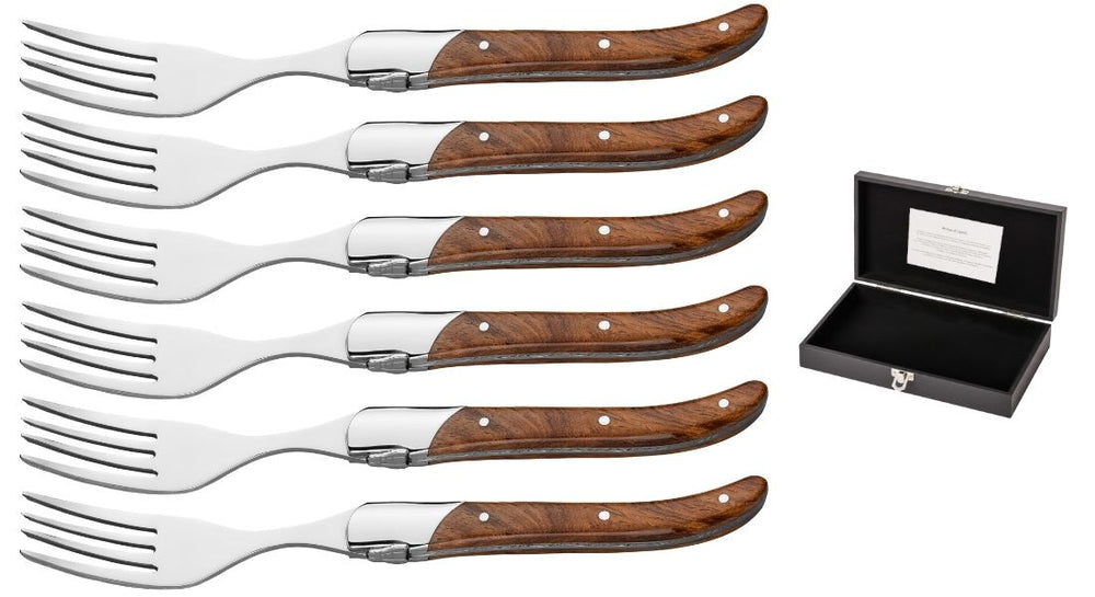 Blackwell Steakgabeln Laguiole - Rosenholz - 6 Stück