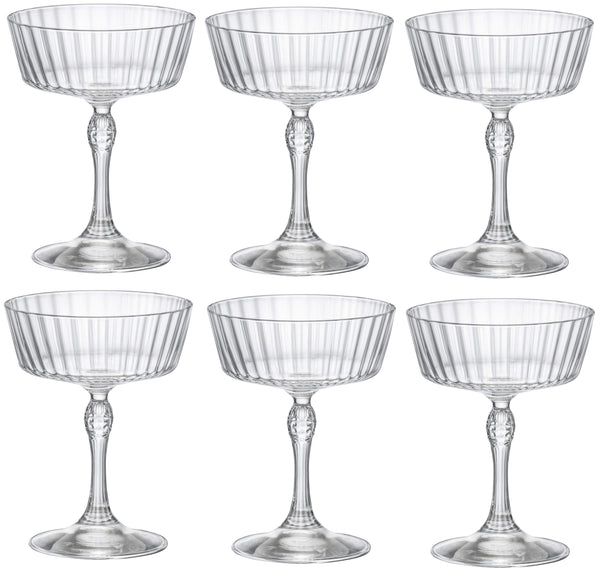 Bormioli Rocco Cocktailgläser America 20's 270 ml - 6 Stücke