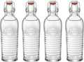 Bormioli Rocco Bügelverschlussflaschen / Weckflaschen Officina 1825 - Transparent - 1,2 Liter - 4 Stück