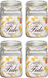 Bormioli Rocco Weckjars Fido 11 x 11 cm / 1 Liter - 4 Stück