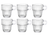Bormioli Rocco Kaffeetassen mit Henkel - Stapelbar - Barshine 185 ml - 6 Stück