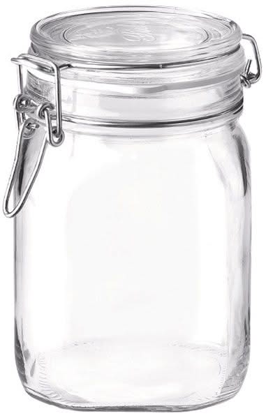 Bormioli Rocco Weckjars Fido 11 x 11 cm / 1 Liter - 4 Stück